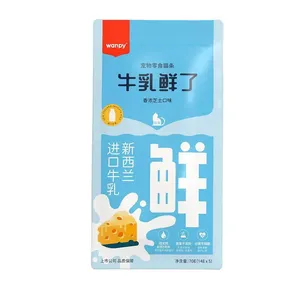 تشویقی گربه ونپی مدل بستنی طعم شیر و پنیر وزن ۷۰ گرم