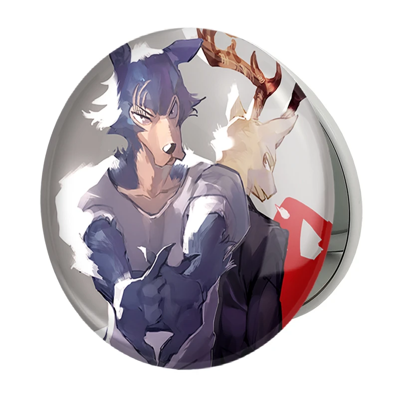 آینه جیبی خندالو طرح لگوشی و لوییس انیمه بیستارز مدل تاشو کد 33442