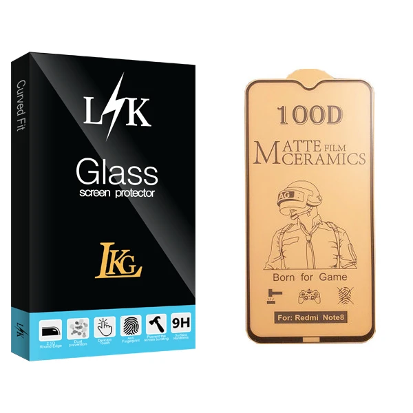 محافظ صفحه نمایش سرامیکی ال کا جی مدل LK Glass مناسب برای گوشی موبایل شیائومی Redmi Note 8