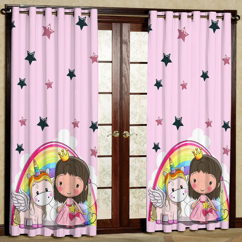 پرده مدل مخمل پانچی کد 4388 سایز 200x140 سانتی متر