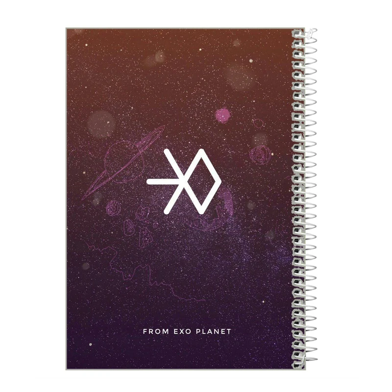 دفترچه یادداشت 40 برگ طرح EXO اکسو کد ix9