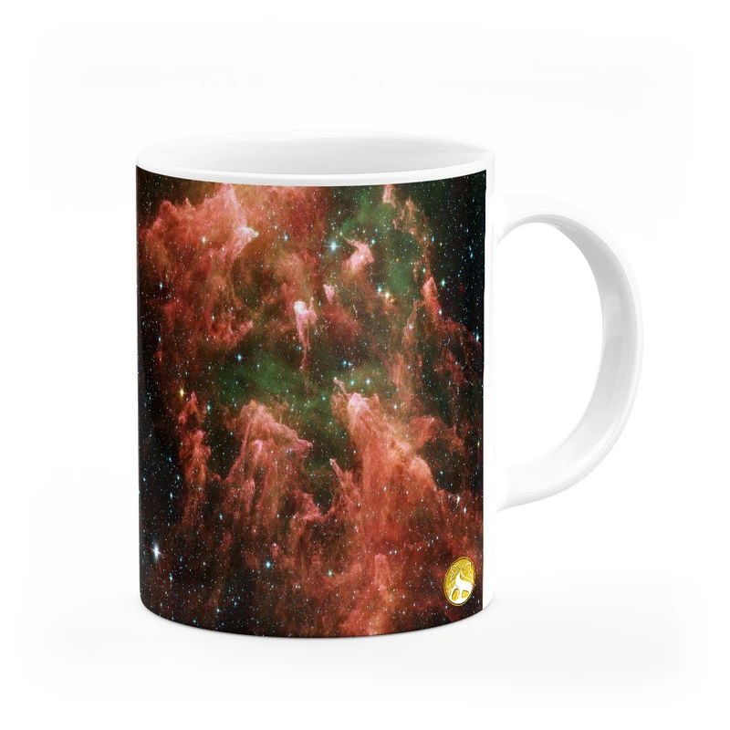 ماگ هومرو طرح گلکسی کهکشان مدل MG8682