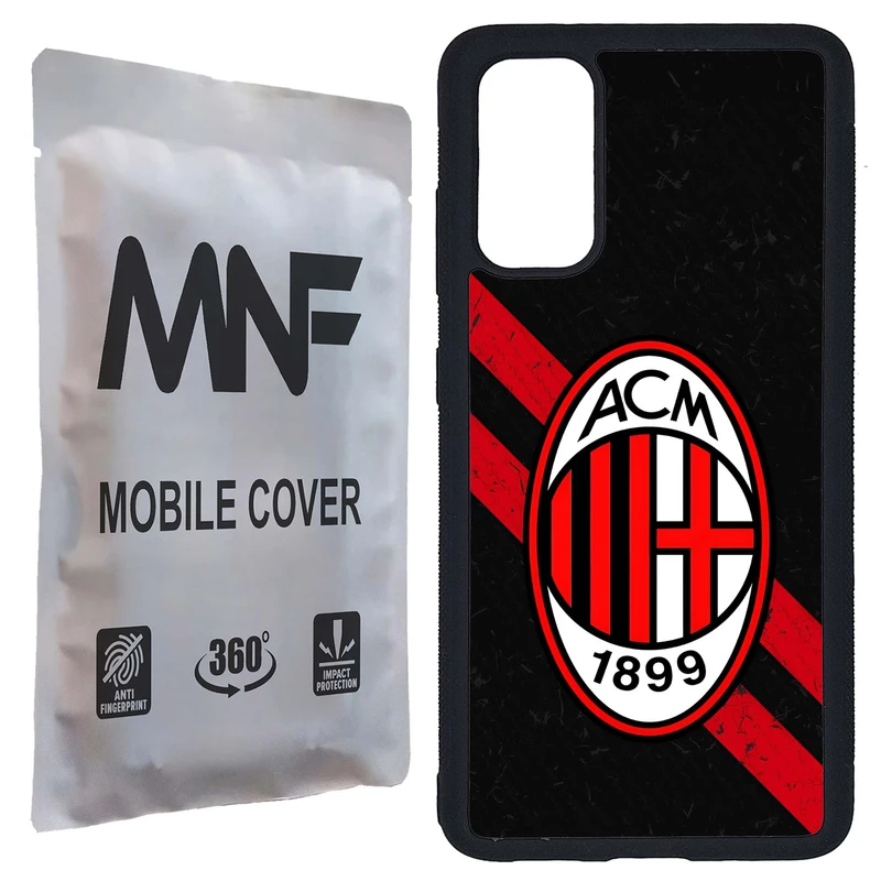 کاور ام ان اف طرح تیم AC Milan کد P-241 مناسب برای گوشی موبایل سامسونگ Galaxy S20