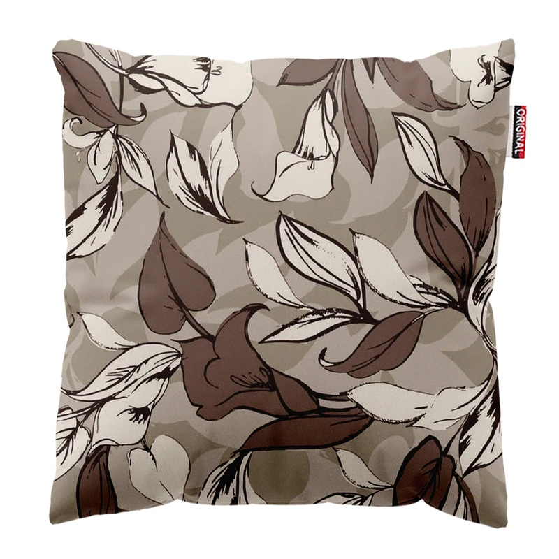 کوسن پاد آفرین مدل گل و برگ کد PK303378 سایز 30*30 سانتی متر