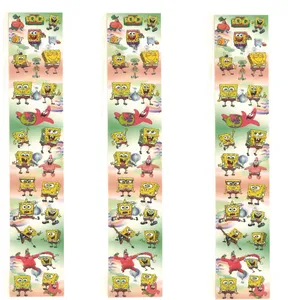 استیکر کودک مدل باب اسفنجی و پاتریک کد NGHB 018 بسته 3 عددی