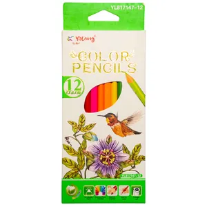 مداد رنگی 12 رنگ یالونگ مدل VIVID کد 03