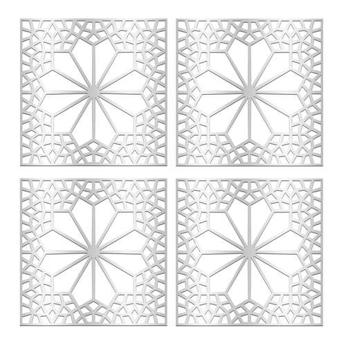 تایل سقفی آسمان مجازی بنی دکو مدل MC09 سایز 60x60 سانتی متر بسته 4 عددی