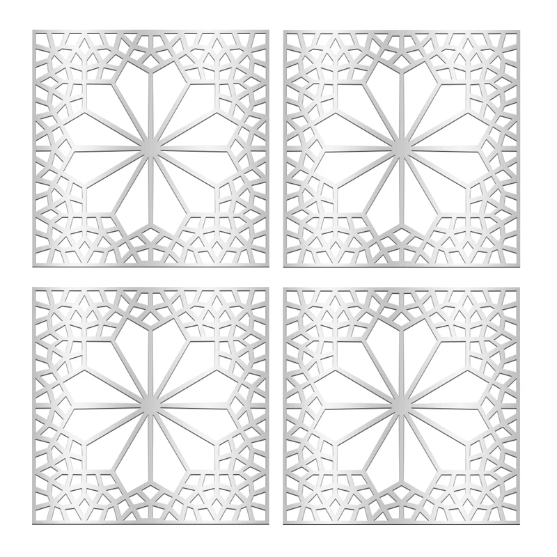 تایل سقفی آسمان مجازی بنی دکو مدل MC09 سایز 60x60 سانتی متر بسته 4 عددی