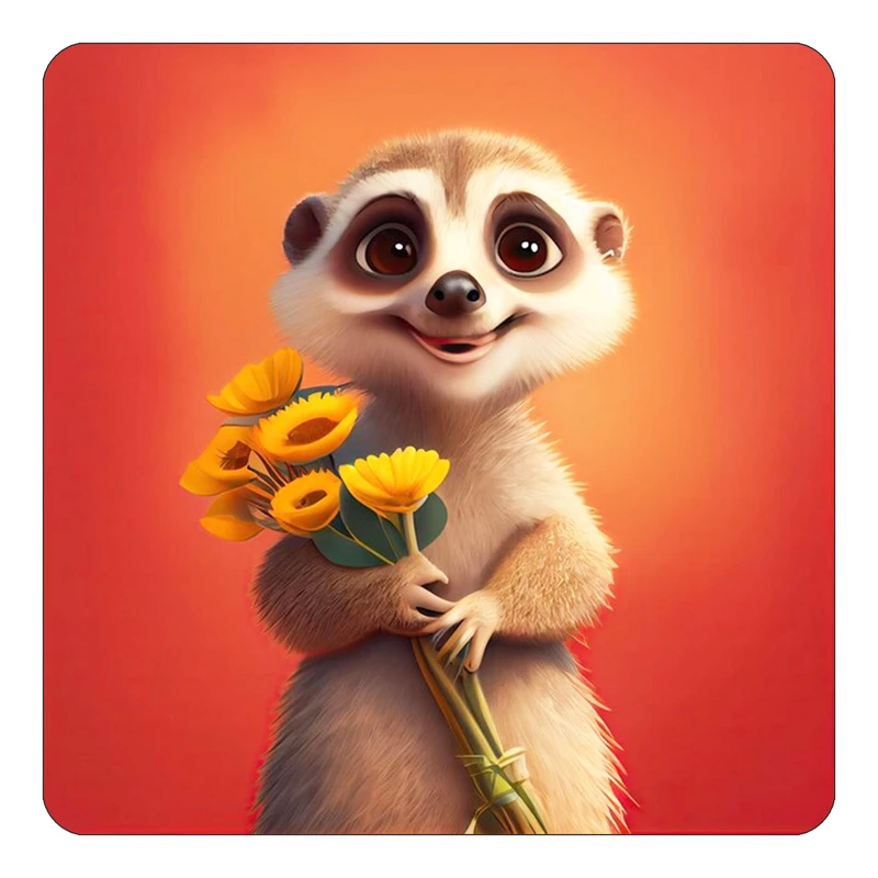 مگنت کاکتی طرح حیوانات کارتونی مدل mp28736