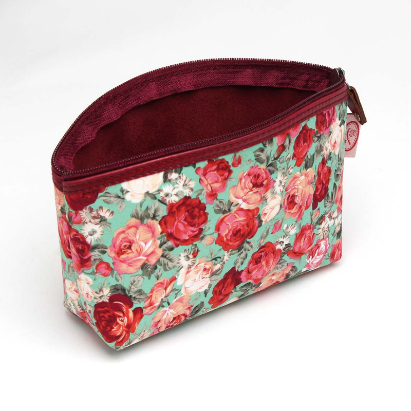 کیف لوازم آرایش زنانه سیب مدل NN مجموعه 3 عددی