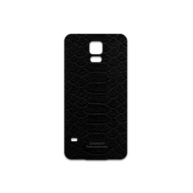 برچسب پوششی ماهوت مدل Black-Snake-Leather مناسب برای گوشی موبایل سامسونگ Galaxy S5