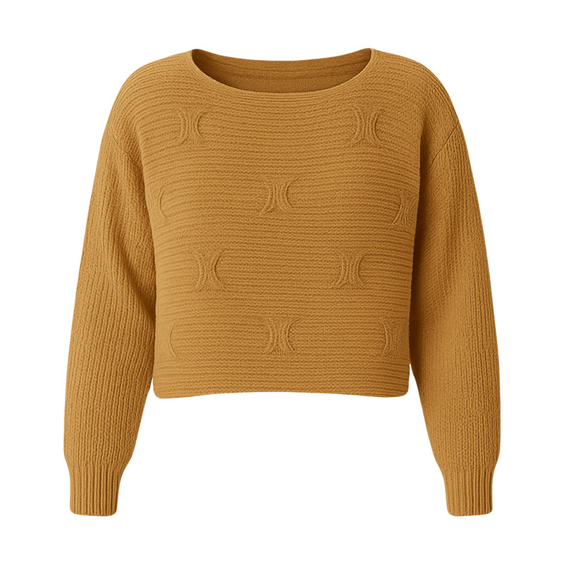 پلیور یقه گرد زنانه مدل N10