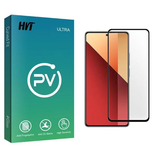 محافظ صفحه نمایش شیشه ای اچ وی تی مدل PV مناسب برای گوشی موبایل شیائومی Redmi Note 13 Pro 4G