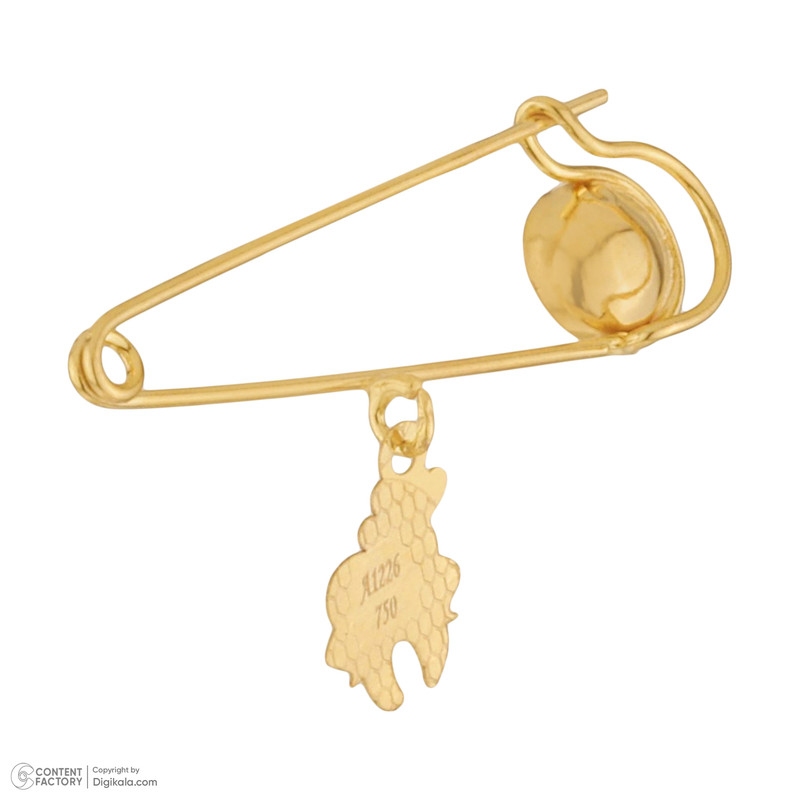 سنجاق سینه طلا 18 عیار گلدم مدل PE-1310016