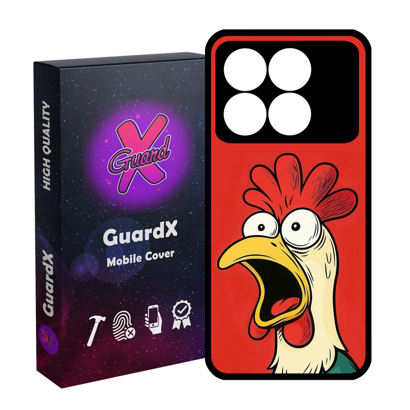 کاور گارد ایکس طرح خروس مدل 11137 مناسب برای گوشی موبایل شیائومی Poco X6 Pro 5G / Redmi K70E