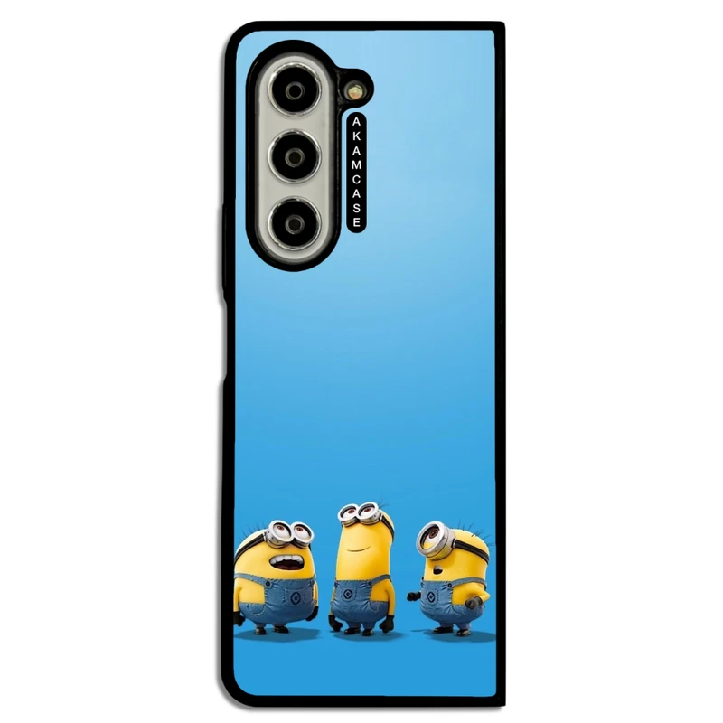 کاور آکام مدل AMC-WSGZFOLD5-MINIONS10 مناسب برای گوشی موبایل سامسونگ Galaxy Z Fold 5