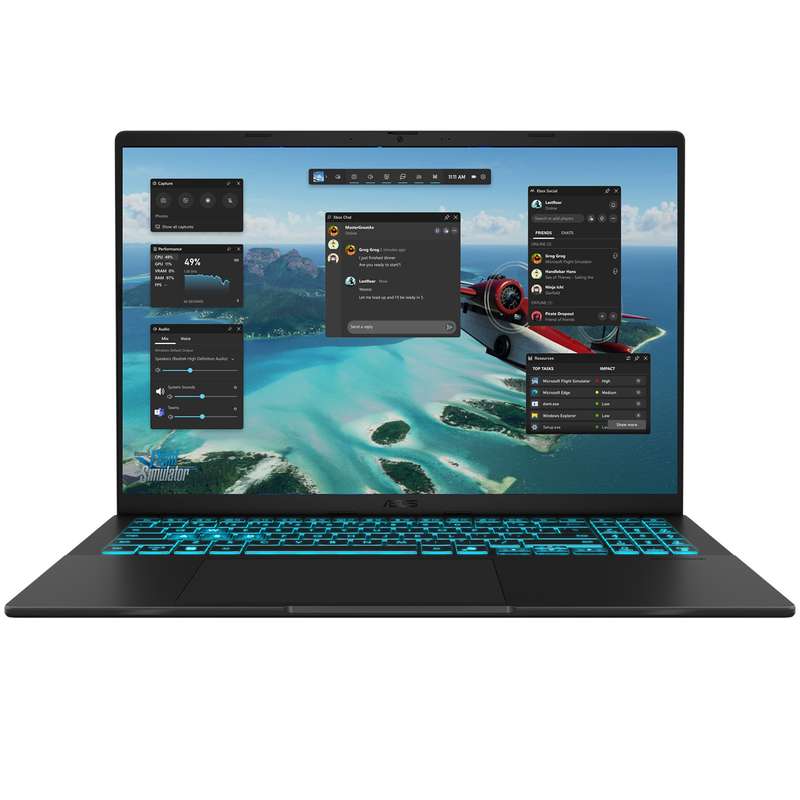 لپ تاپ 16 اینچی ایسوس مدل V16 V3607VJ-RP007W-Core 7 240H-32GB DDR5 5600MHz-1TB SSD-RTX3050 6GB-FHD 144Hz-W - کاستوم شده