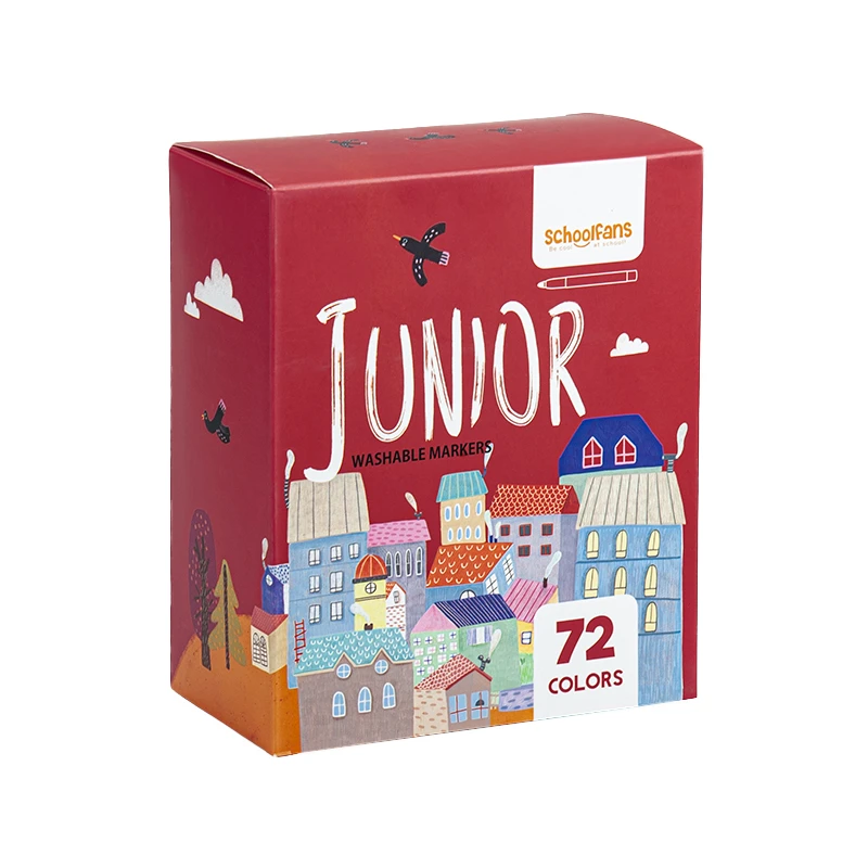 ماژیک رنگ آمیزی 72 رنگ اسکول فنز مدل جونیور کد 922205 