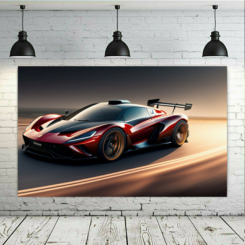 تابلو بوم طرح ماشین Need forspeed gameمدل SDB4816