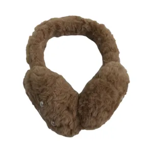 گوش گیر زمستانی دخترانه مدل تدی مرواریدی تاشو