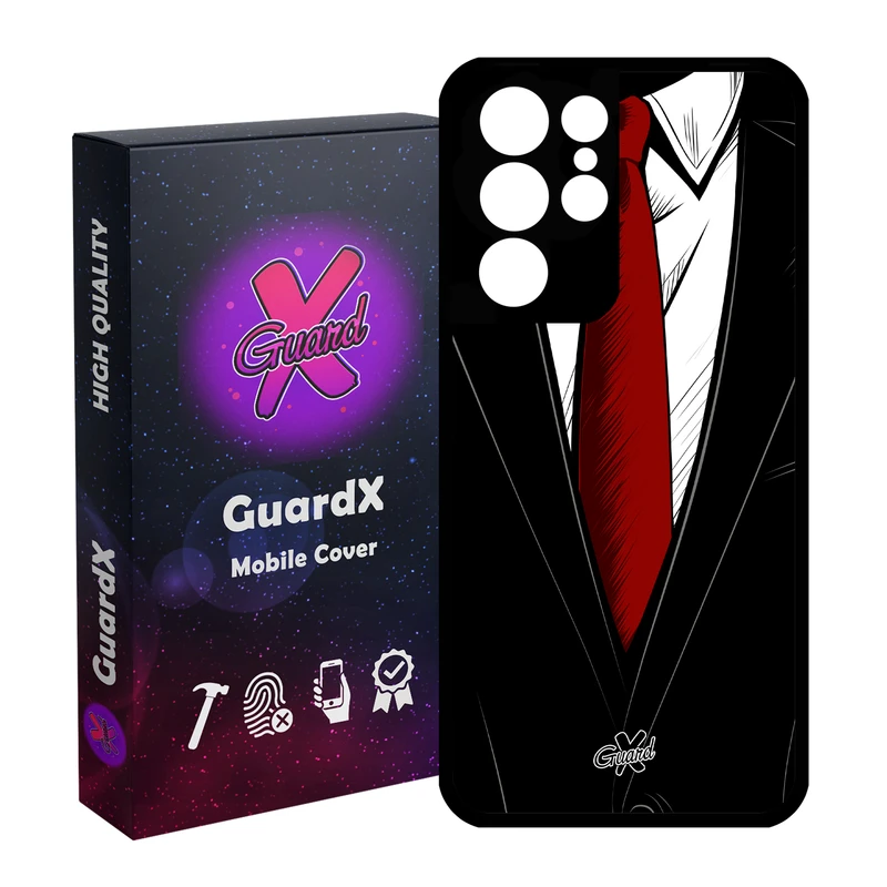 کاور گارد ایکس طرح کروات مدل Glass10209 مناسب برای گوشی موبایل سامسونگ Galaxy S21 Ultra