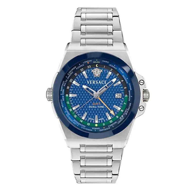 ساعت مچی عقربه ای مردانه ورساچه مدل GMT  VE8Y00126