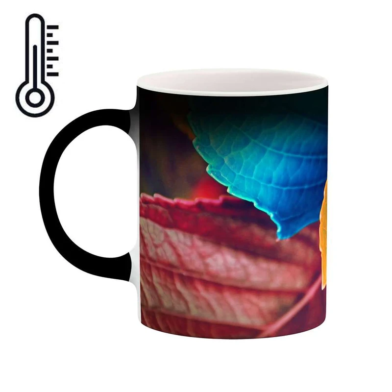 ماگ حرارتی کاکتی مدل برگ رنگی کد mgh12054