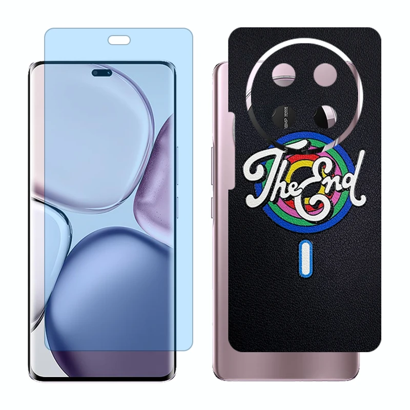 محافظ صفحه نمایش آنتی بلو گلس مدل Together مناسب برای گوشی موبایل آنر X9c به همراه برچسب پوششی