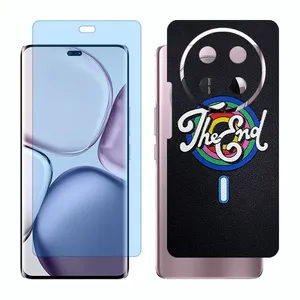 Glass Together model matte anti bluescreen protector suitable for Honor X9c mobile phone with back cover sticker