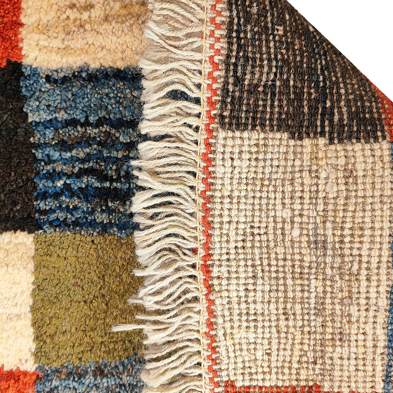 گبه دستبافت یک و نیم متری کد NkpGzV111