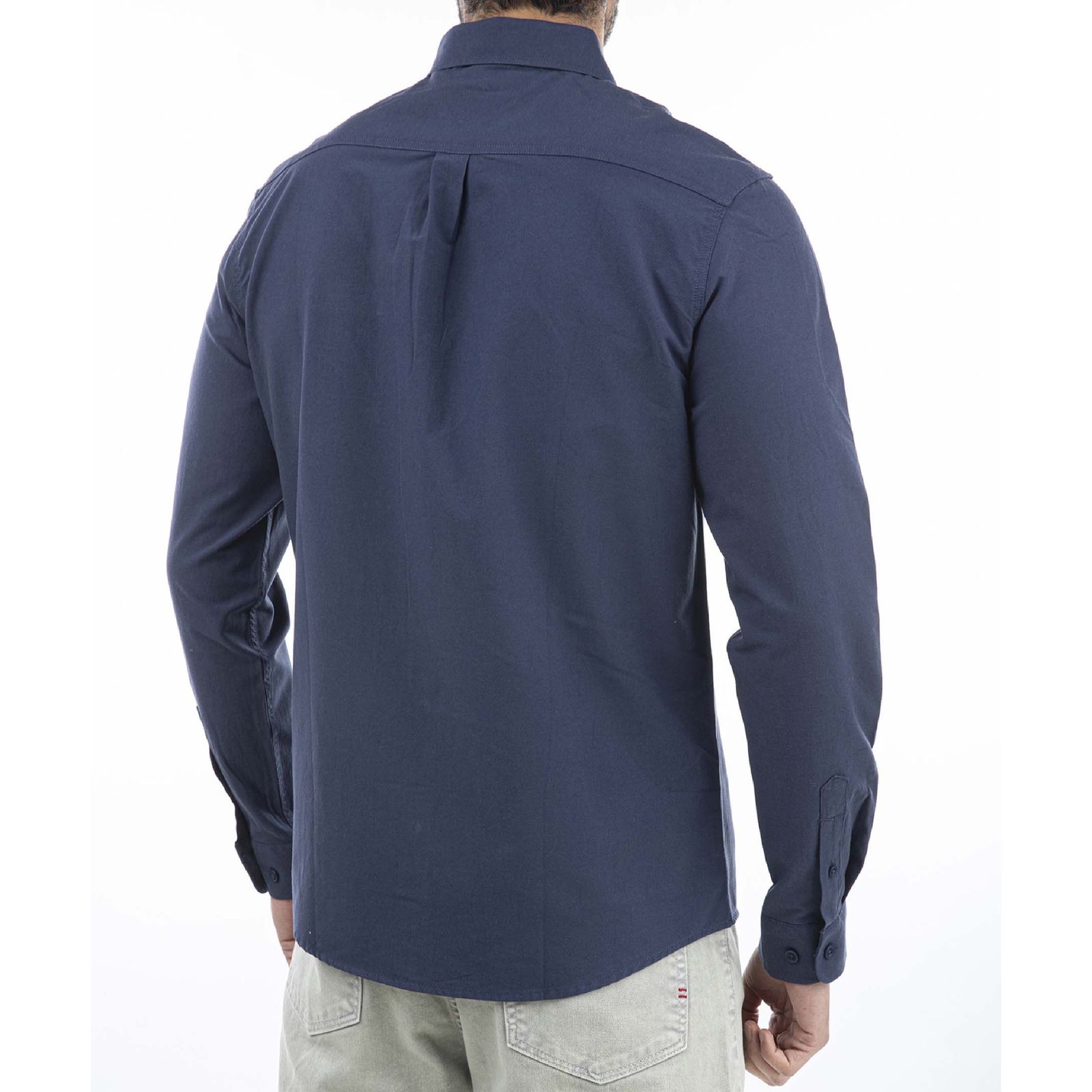 پیراهن آستین بلند مردانه جوتی جینز مدل بیسیک کد 3030130 - - 2