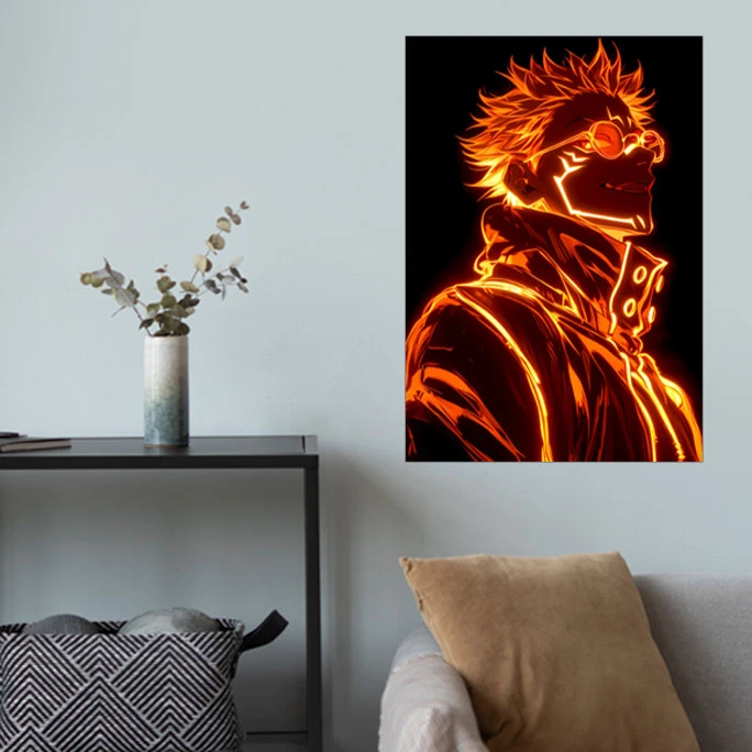 پوستر گوفی مدل سوکونا و ایتادوری یوجی انیمه جوجوتسو کایسن کد JJK55