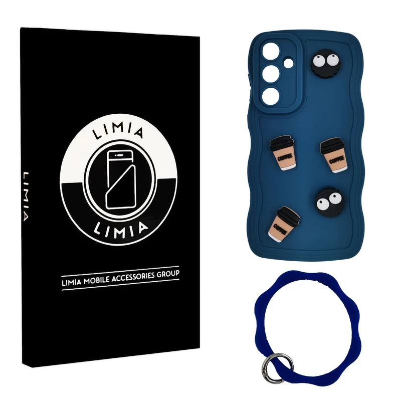 کاور لیمیا مدل فانتزی طرح عروسکی برجسته مناسب برای گوشی موبایل سامسونگ Galaxy A25 به همراه آویز