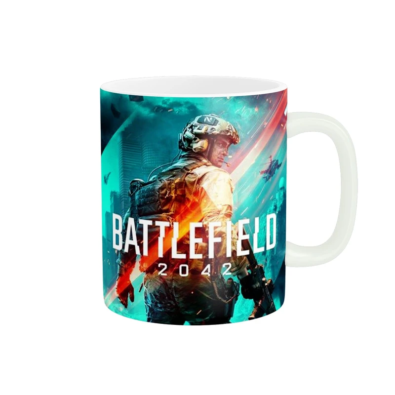 ماگ طرح بازی میدان جنگ Battlefield کد wall-09