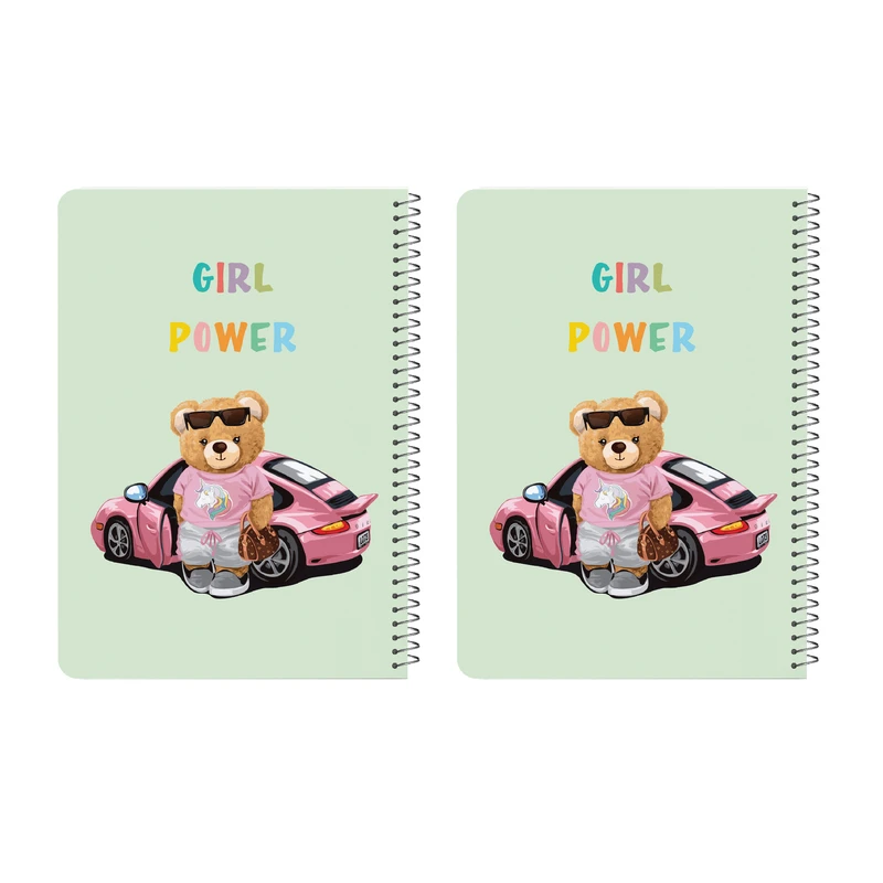 دفتر مشق 50 برگ کد T2 مجموعه 2 عددی