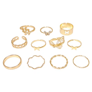 انگشتر زنانه مدل کد rns1 مجموعه 11 عددی