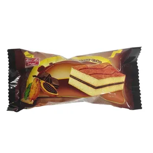 کیک دو لایه با کرم کاکائویی آلبینا شیرین عسل - 30 گرم بسته 36 عددی