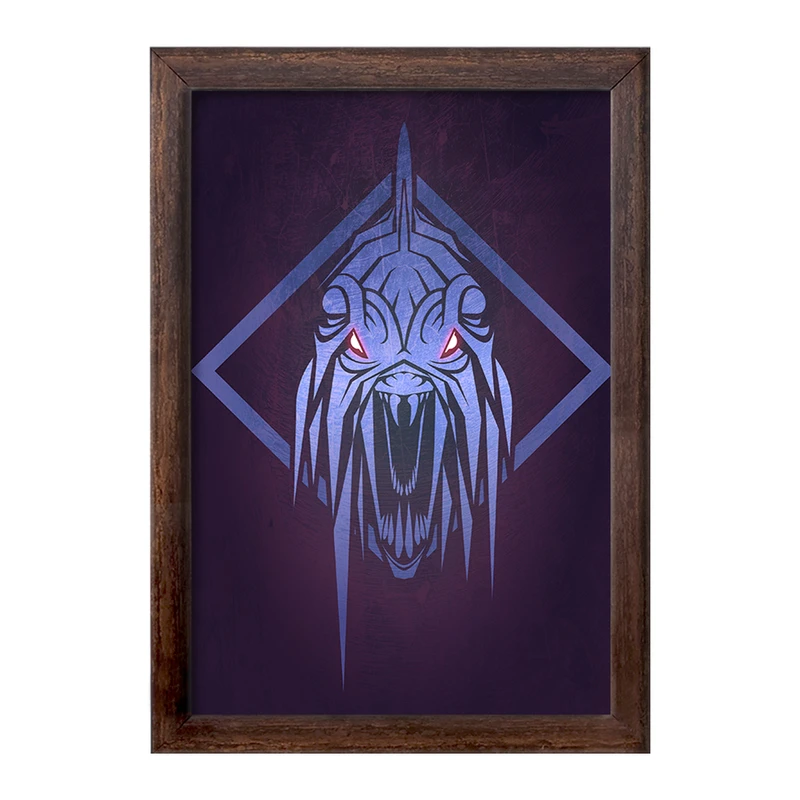 تابلو خندالو طرح بازی شکارچی هیولا (Monster Hunter) کد 33202