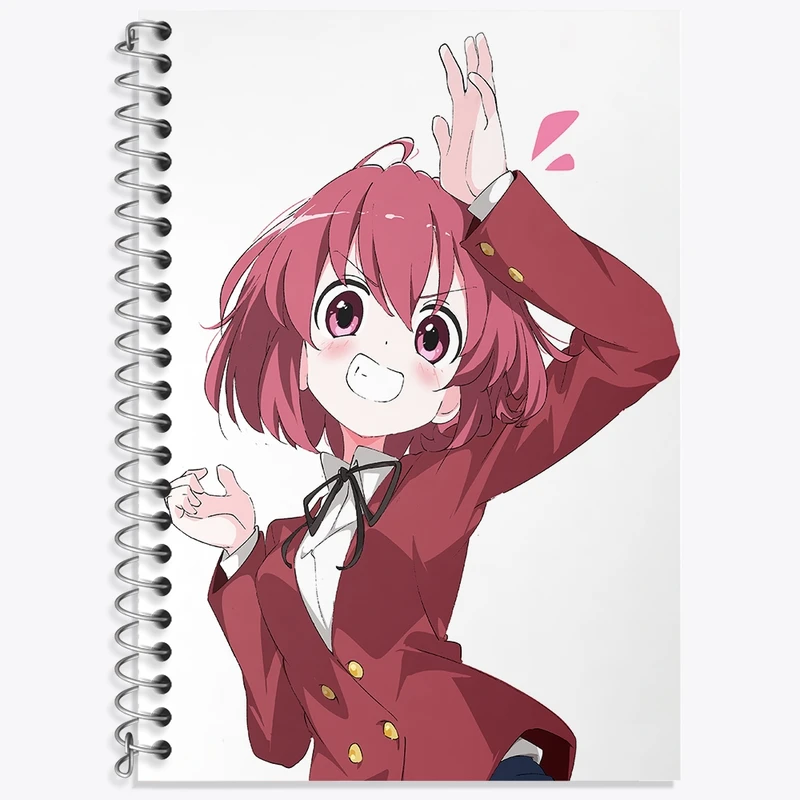 دفتر زبان 50 برگ خندالو مدل سه خط طرح مینوری انیمه تورادورا کد 32494