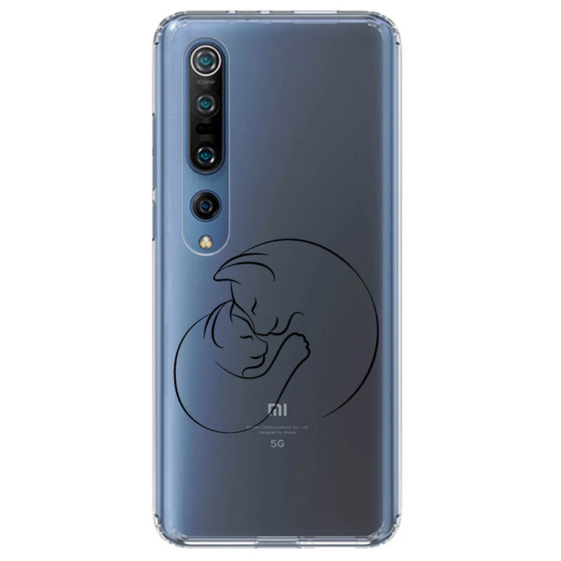 کاور مگافون طرح گربه مدل C61-B مناسب برای گوشی موبایل شیائومی Mi 10 5G / Mi 10 Pro 5G
