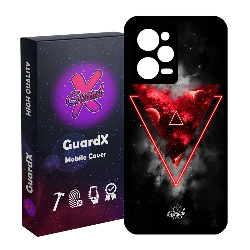 کاور گارد ایکس طرح Galaxy مدل Glass10163 مناسب برای گوشی موبایل شیائومی Redmi Note 12 Pro 5G/Poco X5 Pro 5G/Note 12 Pro Pro speed