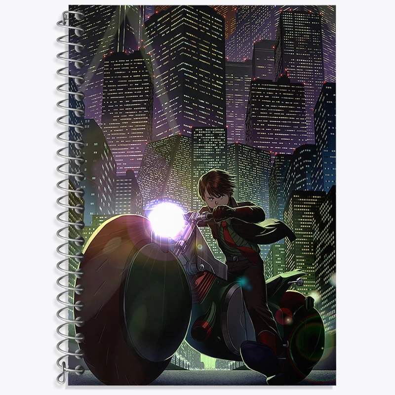 دفتر زبان 50 برگ خندالو مدل سه خط طرح کاندا انیمه آکیرا کد 33344