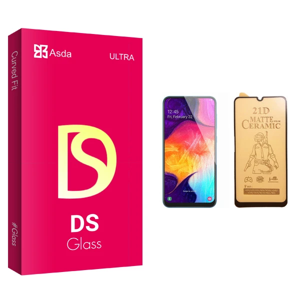محافظ صفحه نمایش سرامیکی آسدا مدل DS glass مناسب برای گوشی موبایل سامسونگ Galaxy A50