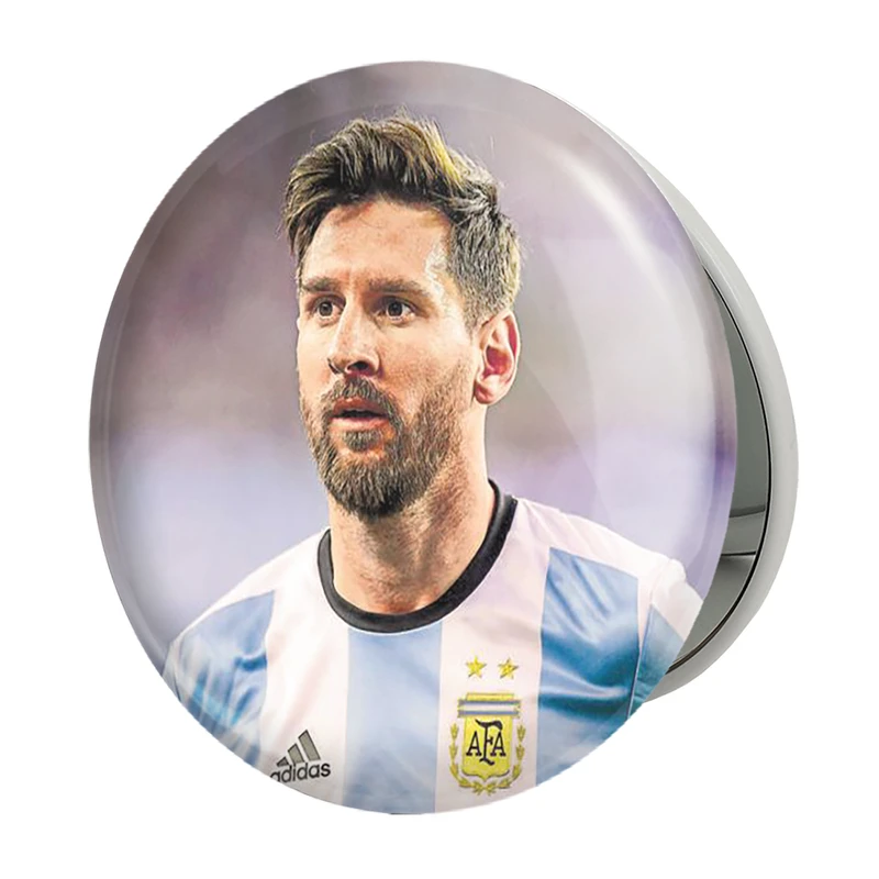 آینه جیبی خندالو طرح لیونل مسی مدل تاشو کد 2117 