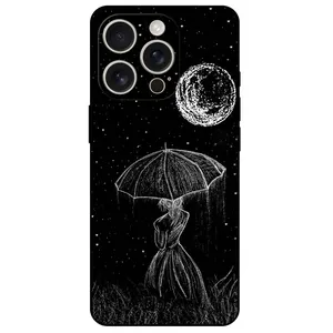 Megafone Girl and Moon 1369 Cover For Apple iPhone 16 Pro