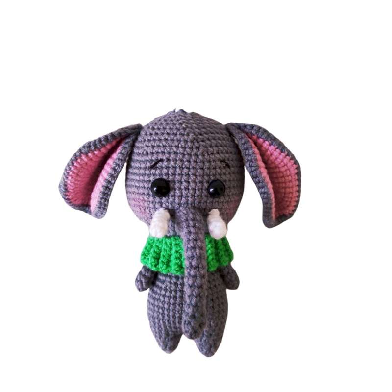 عروسک بافتنی مدل  فیل کد 60230