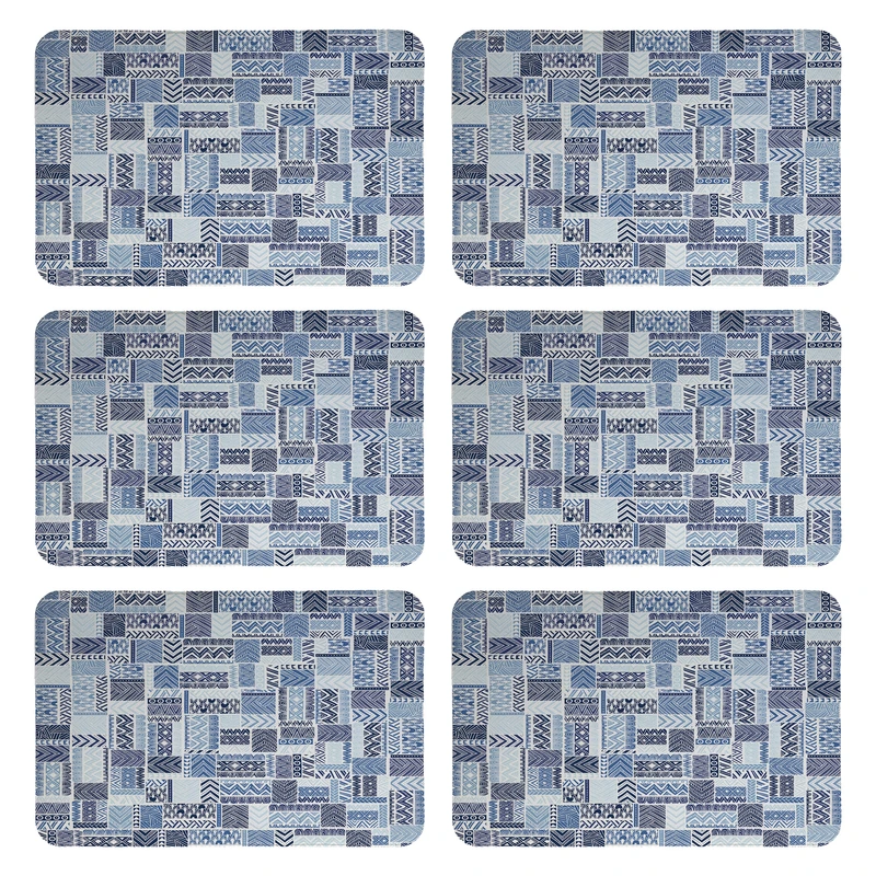 زیربشقابی طرح آبرنگی کد 9067 بسته 6 عددی 