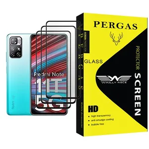 Waily Nice Pergas Glass MIX003 Screen Protector For Xiaomi Redmi Note 11T 5G Pack Of 3