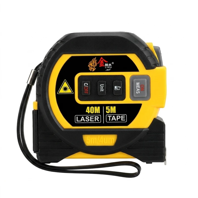 متر لیزری لیهو مدل Lihu 3-in-1 Laser Measuring Tape برد 40 متر