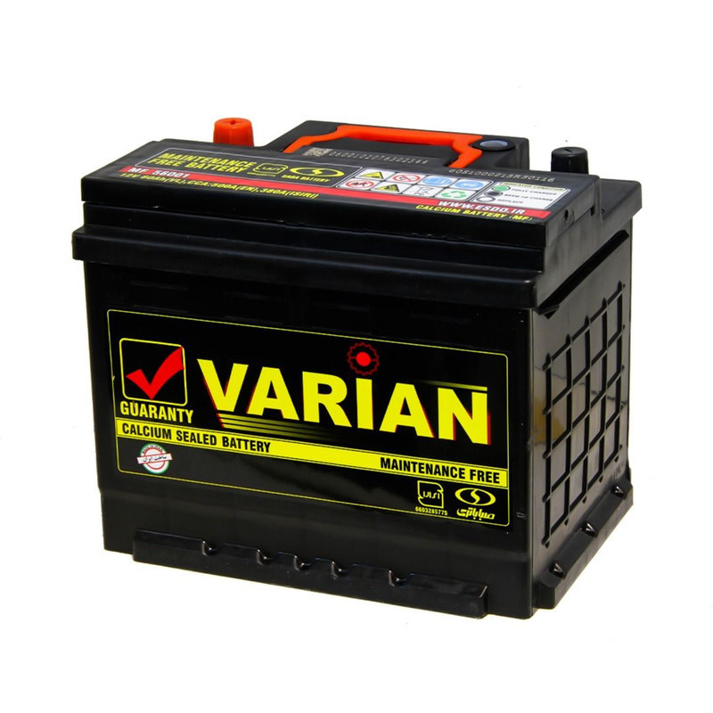 باتری 50 آمپر اتمی خودرو صبا باتری مدل VARIAN- SALAND